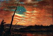 Frederick Edwin Church Our Banner in the Sky oil on canvas